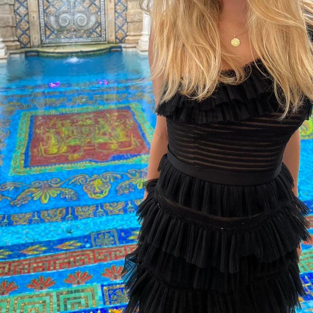 BCBGMAXAZRIA Black mini dress